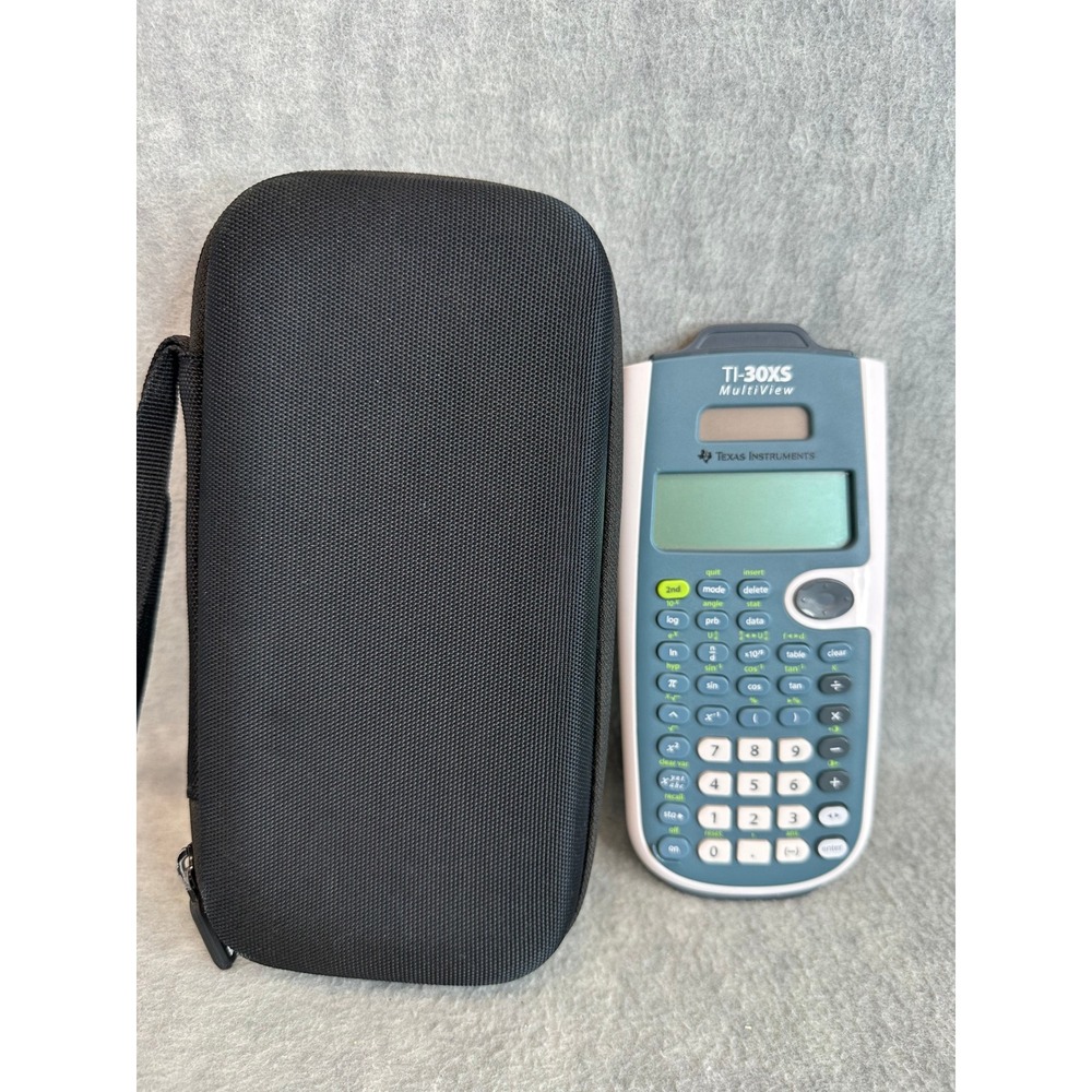 Texas Instruments TI-30XS MultiView Calculator Blue With Hard‎ Case